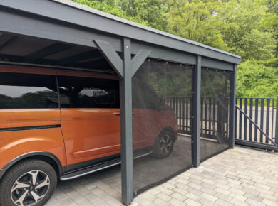 Carportplane aus PES Gewebe