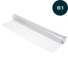 PVC-Fensterfolie-Klarsichtfolie - schwer entflammbar (DIN 4102 B1) - 0,50 mm stark