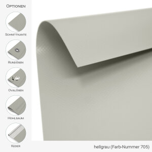 PVC Plane stark - dreieckig rechtwinklig - 650 g/m² - nach Maß