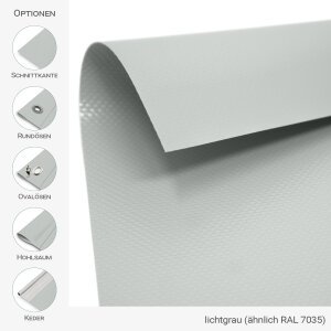 PVC Plane stark - dreieckig rechtwinklig - 650 g/m² - nach Maß