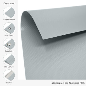 PVC Plane stark - dreieckig rechtwinklig - 650 g/m² - nach Maß